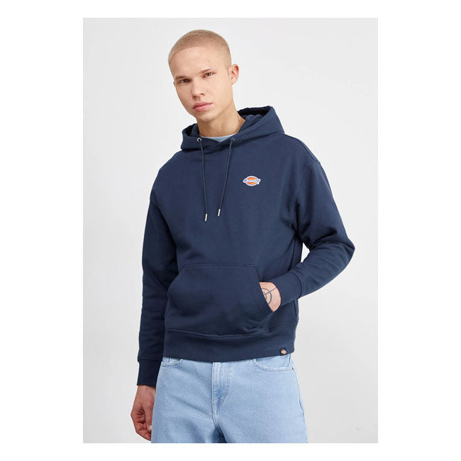 Dickies Millersburg Hoodie Dark Navy - FREE UK Shipping, FREE 365 Day Returns | Moto Central