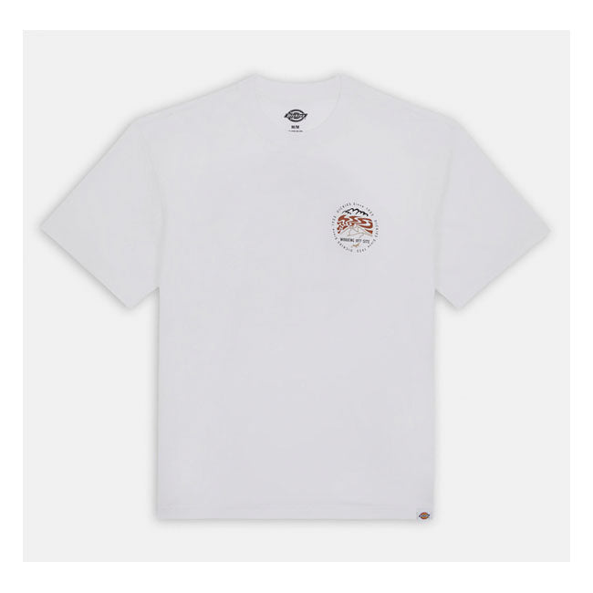 Dickies Stanardsville T-Shirt White - FREE UK Shipping, FREE 365 Day Returns | Moto Central