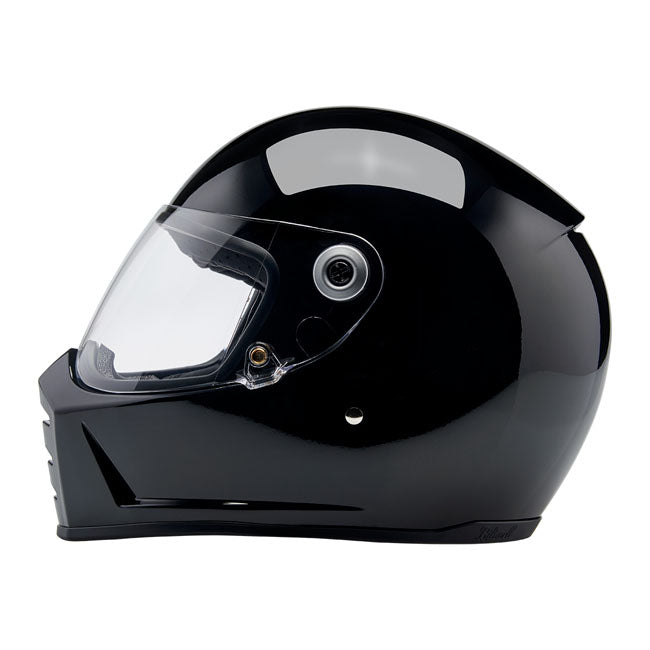 Biltwell Lane Splitter Full Face Helmet Gloss Black - FREE UK Shipping, FREE 365 Day Returns | Moto Central