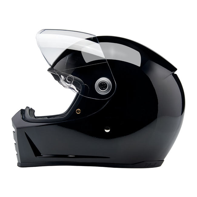 Biltwell Lane Splitter Full Face Helmet Gloss Black - FREE UK Shipping, FREE 365 Day Returns | Moto Central