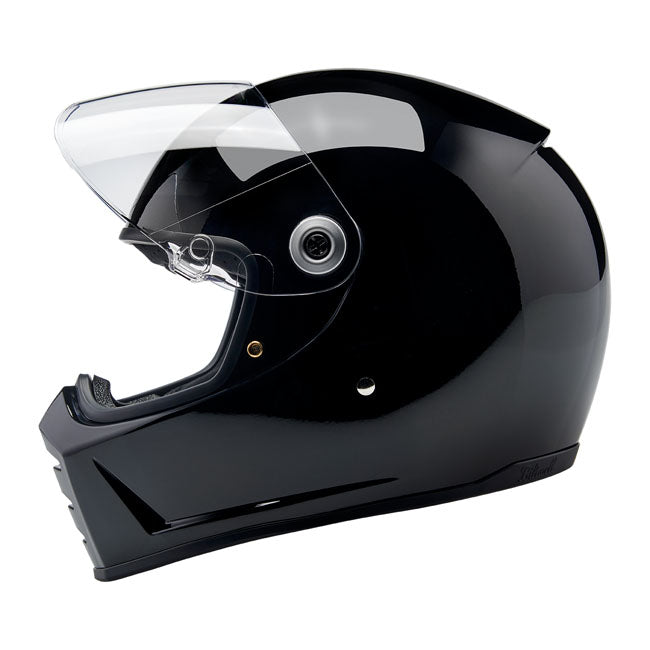 Biltwell Lane Splitter Full Face Helmet Gloss Black - FREE UK Shipping, FREE 365 Day Returns | Moto Central