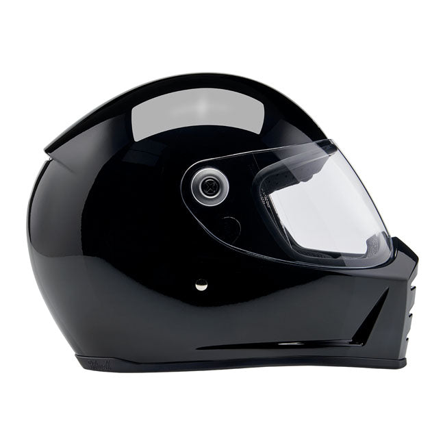 Biltwell Lane Splitter Full Face Helmet Gloss Black - FREE UK Shipping, FREE 365 Day Returns | Moto Central