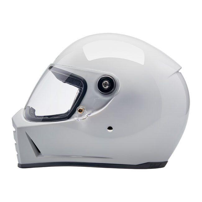 Biltwell Lane Splitter Full Face Helmet Gloss White - FREE UK Shipping, FREE 365 Day Returns | Moto Central