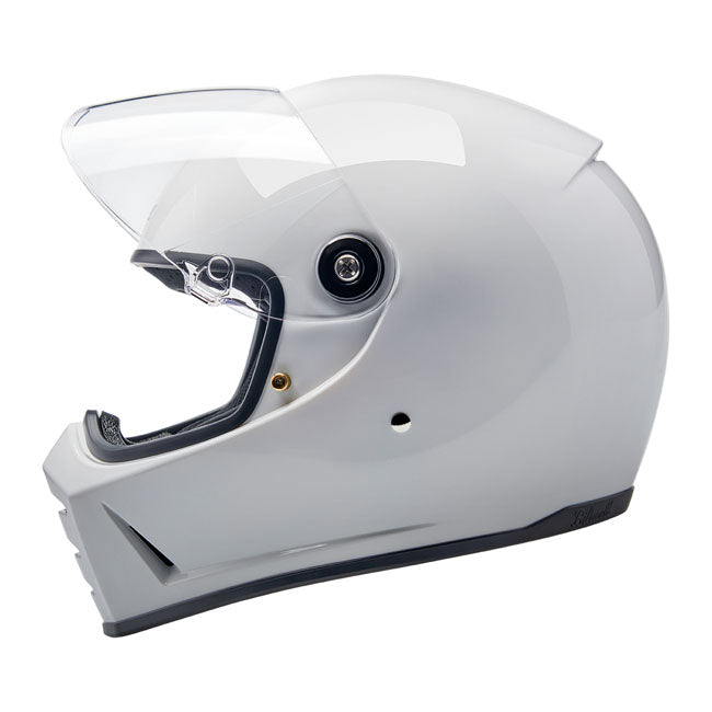 Biltwell Lane Splitter Full Face Helmet Gloss White - FREE UK Shipping, FREE 365 Day Returns | Moto Central