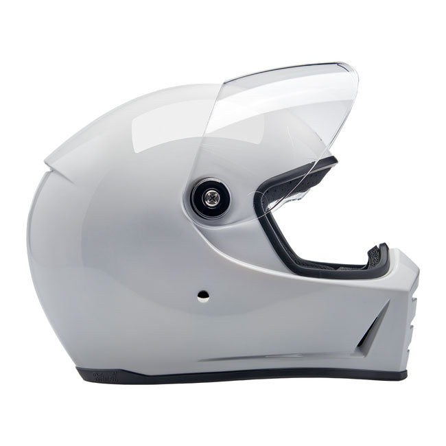 Biltwell Lane Splitter Full Face Helmet Gloss White - FREE UK Shipping, FREE 365 Day Returns | Moto Central