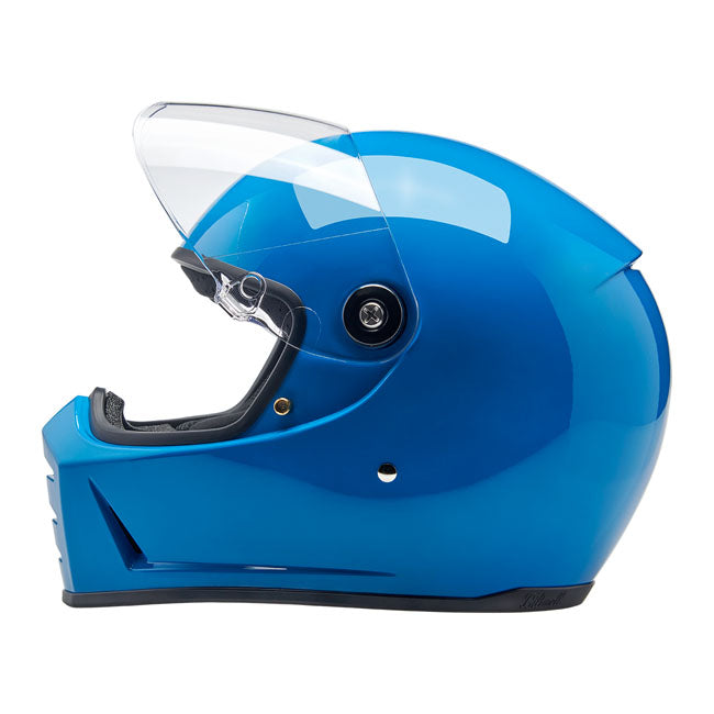 Biltwell Lane Splitter Full Face Helmet Tahoe Blue - FREE UK Shipping, FREE 365 Day Returns | Moto Central