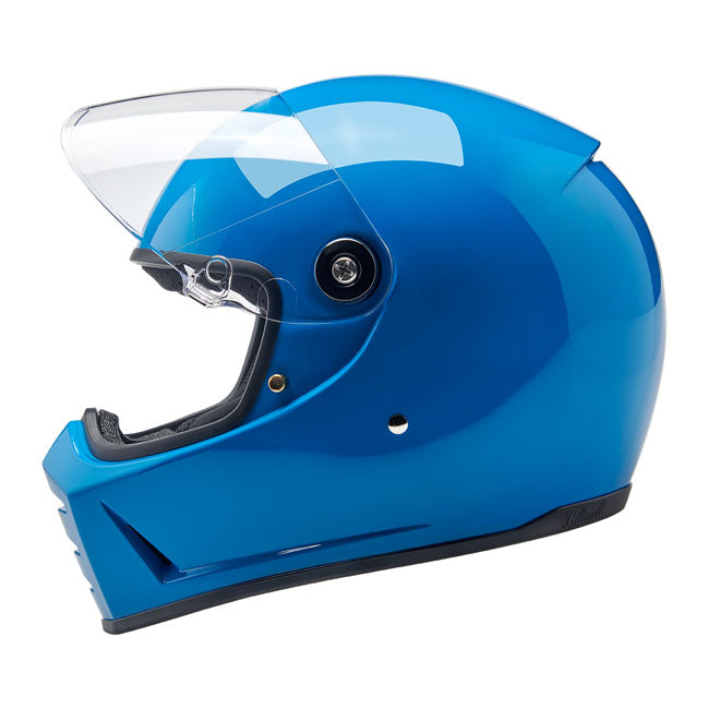 Biltwell Lane Splitter Full Face Helmet Tahoe Blue - FREE UK Shipping, FREE 365 Day Returns | Moto Central