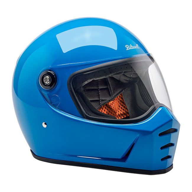 Biltwell Lane Splitter Full Face Helmet Tahoe Blue - FREE UK Shipping, FREE 365 Day Returns | Moto Central