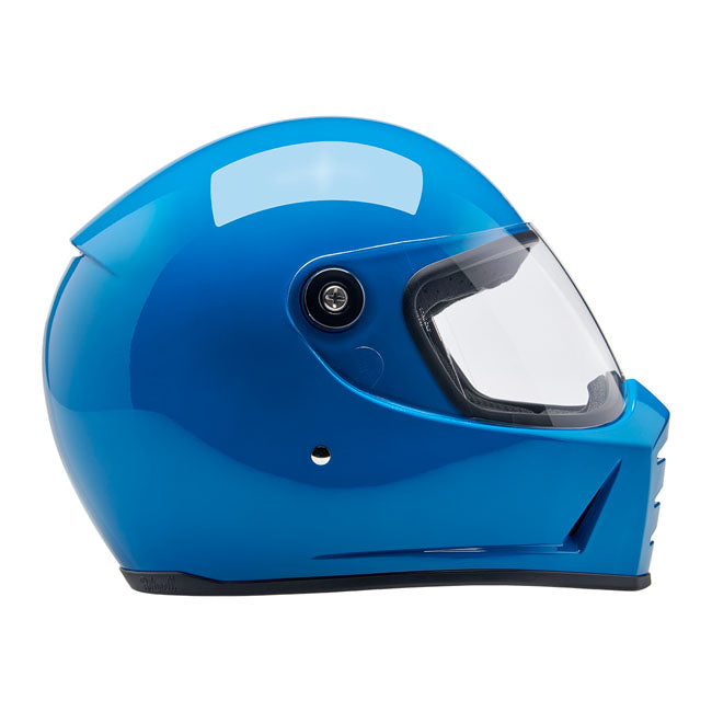 Biltwell Lane Splitter Full Face Helmet Tahoe Blue - FREE UK Shipping, FREE 365 Day Returns | Moto Central