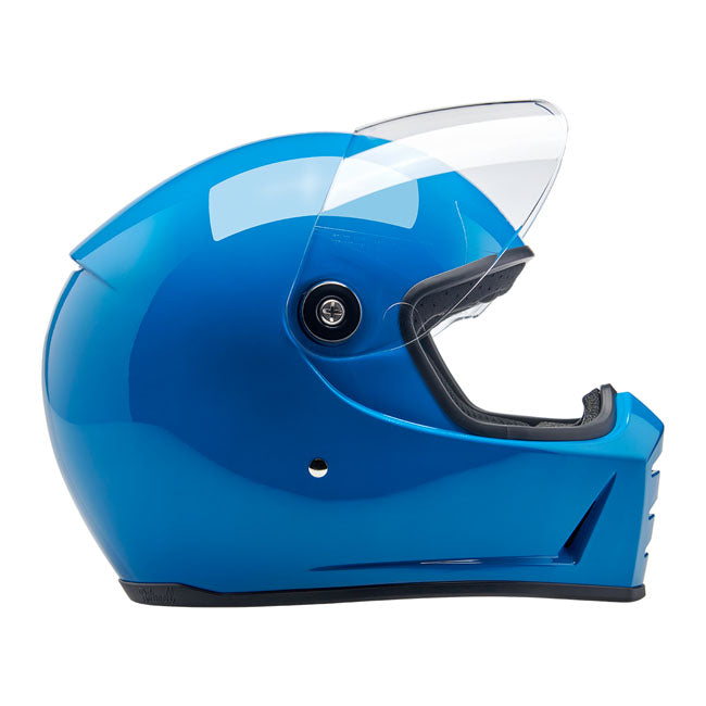 Biltwell Lane Splitter Full Face Helmet Tahoe Blue - FREE UK Shipping, FREE 365 Day Returns | Moto Central