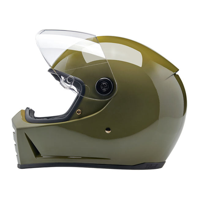 Biltwell Lane Splitter Full Face Helmet Olive Green - FREE UK Shipping, FREE 365 Day Returns | Moto Central