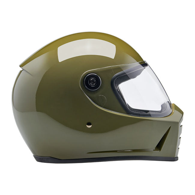 Biltwell Lane Splitter Full Face Helmet Olive Green - FREE UK Shipping, FREE 365 Day Returns | Moto Central