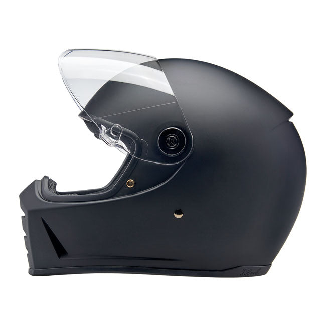 Biltwell Lane Splitter Full Face Helmet Flat Black - FREE UK Shipping, FREE 365 Day Returns | Moto Central