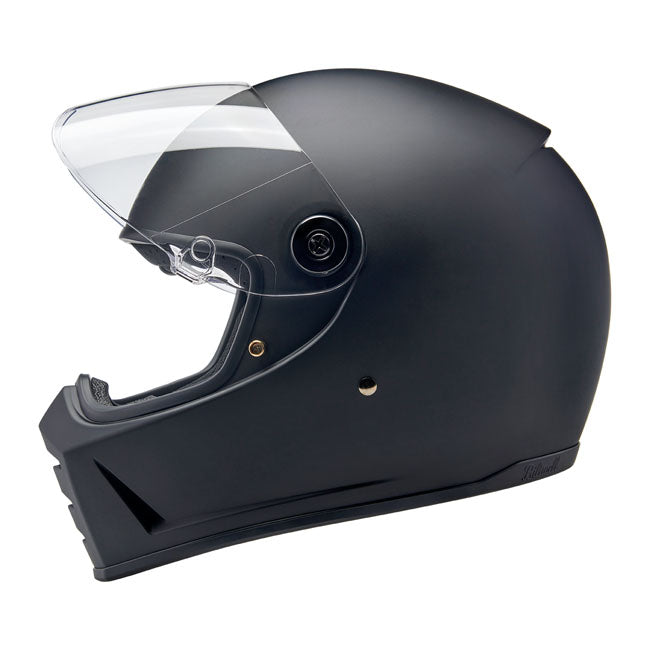 Biltwell Lane Splitter Full Face Helmet Flat Black - FREE UK Shipping, FREE 365 Day Returns | Moto Central