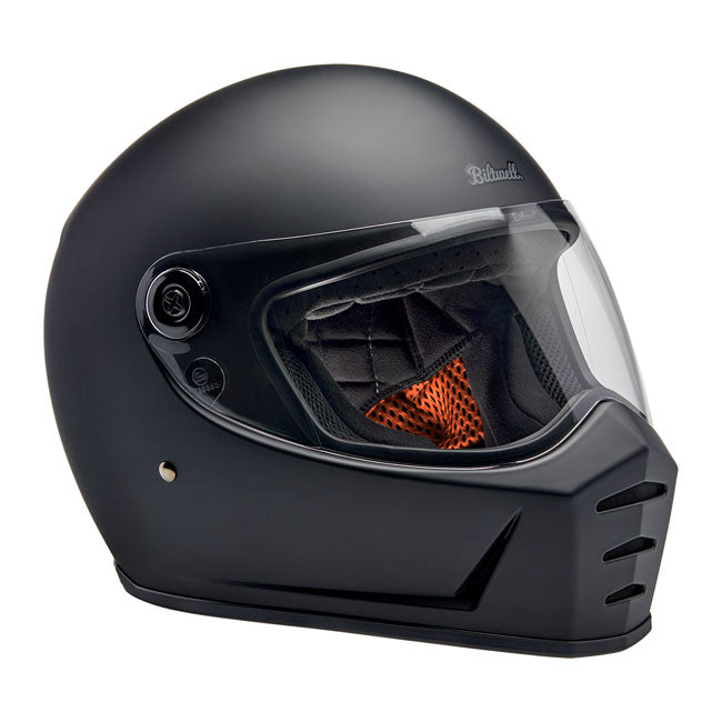 Biltwell Lane Splitter Full Face Helmet Flat Black - FREE UK Shipping, FREE 365 Day Returns | Moto Central