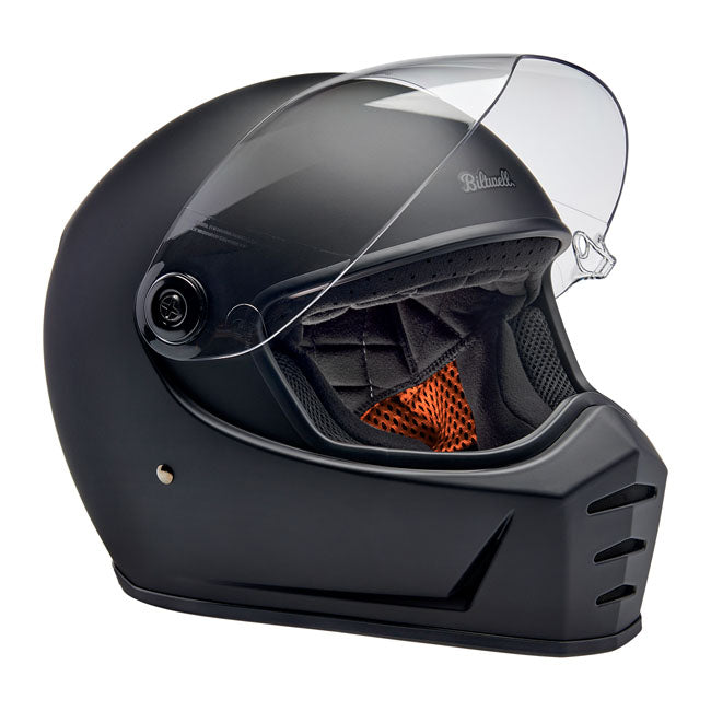 Biltwell Lane Splitter Full Face Helmet Flat Black - FREE UK Shipping, FREE 365 Day Returns | Moto Central