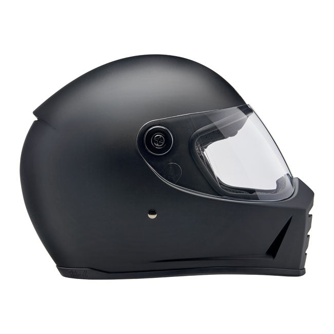 Biltwell Lane Splitter Full Face Helmet Flat Black - FREE UK Shipping, FREE 365 Day Returns | Moto Central