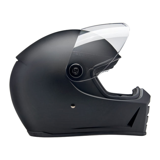 Biltwell Lane Splitter Full Face Helmet Flat Black - FREE UK Shipping, FREE 365 Day Returns | Moto Central