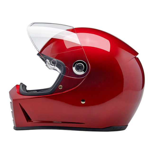 Biltwell Lane Splitter Full Face Helmet Cherry Red - FREE UK Shipping, FREE 365 Day Returns | Moto Central