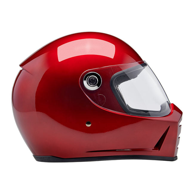 Biltwell Lane Splitter Full Face Helmet Cherry Red - FREE UK Shipping, FREE 365 Day Returns | Moto Central