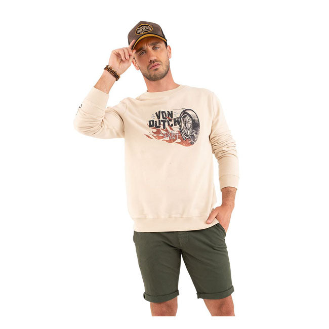 Von Dutch Bang Sweatshirt Creme