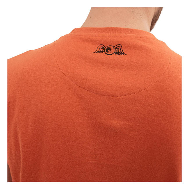 Von Dutch Flash T-Shirt Orange - FREE UK Shipping, FREE 365 Day Returns | Moto Central