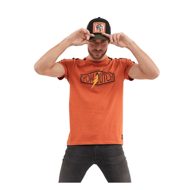 Von Dutch Flash T-Shirt Orange