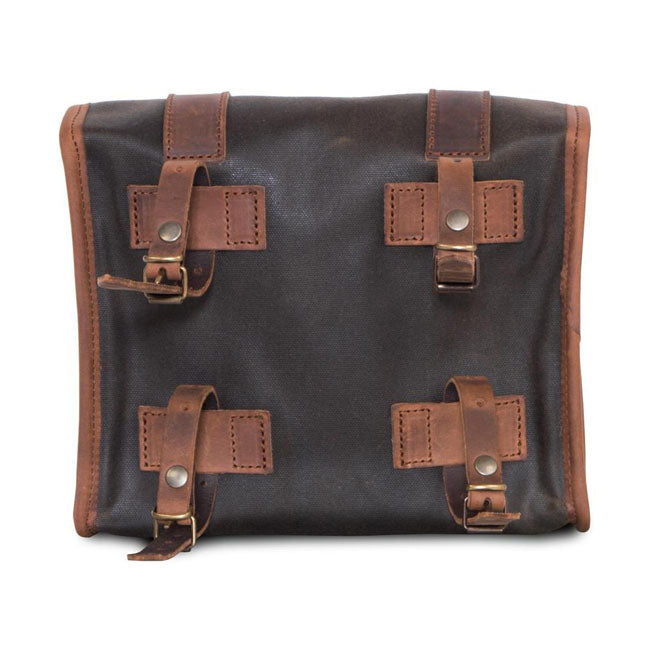 Longride Mini Saddlebag Waxed Cotton Khaki