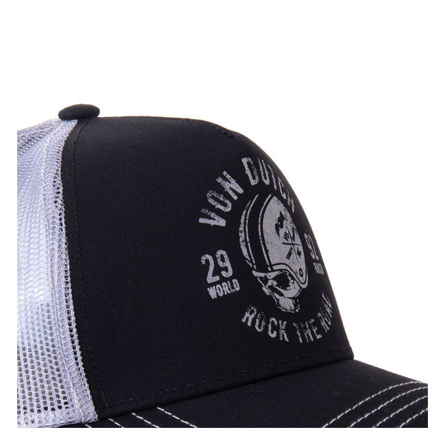 Von Dutch Hel Cap Black - FREE UK Shipping, FREE 365 Day Returns | Moto Central