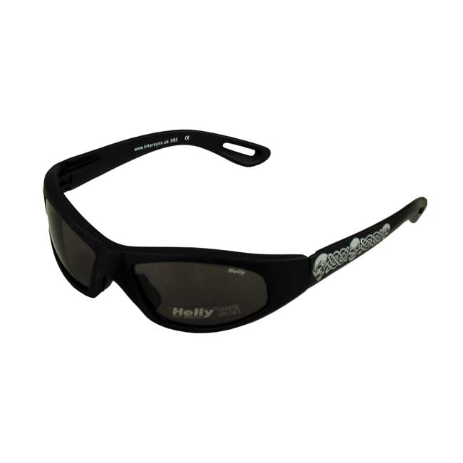 Helly Biker Shades Black Angle Smoke Tribal  - FREE UK Shipping, FREE 365 Day Returns | Moto Central