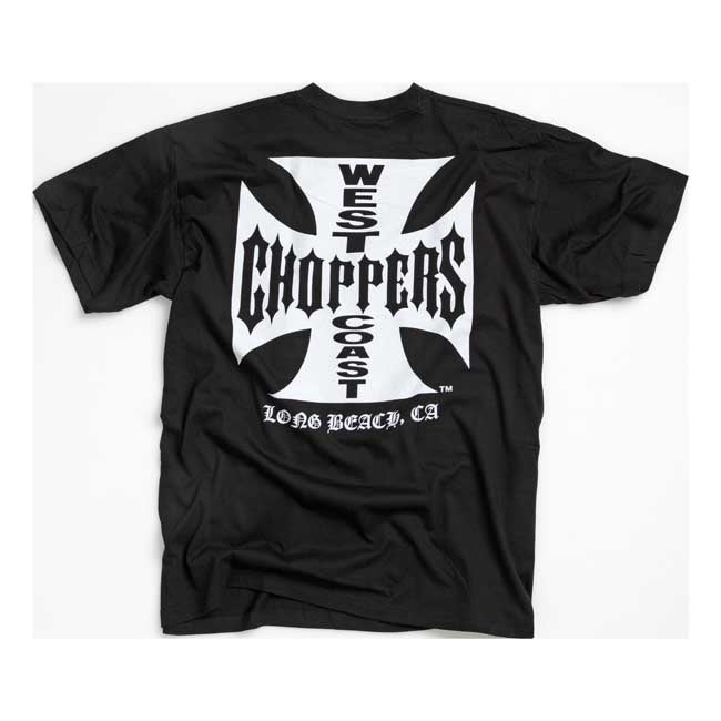 West Coast Choppers OG Classic T-Shirt Black / White - FREE UK Shipping, FREE 365 Day Returns | Moto Central