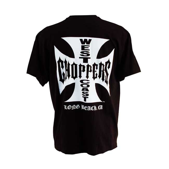 West Coast Choppers OG Classic T-Shirt Black / White - FREE UK Shipping, FREE 365 Day Returns | Moto Central