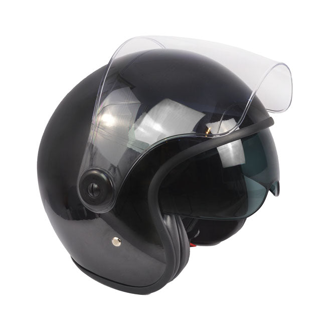 ByCity The City Open Face Helmet Black Gloss