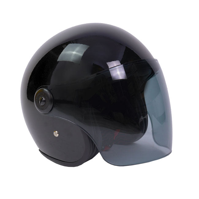 ByCity The City Open Face Helmet Black Gloss