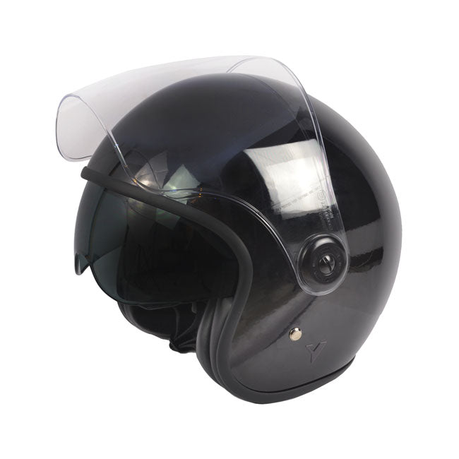 ByCity The City Open Face Helmet Black Gloss