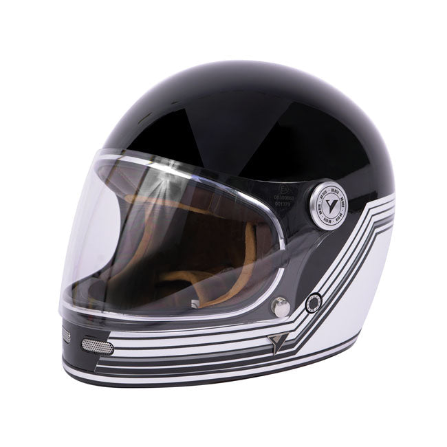 ByCity Roadster II Line Full Face Helmet Black / White