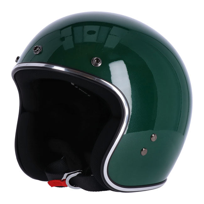 Roeg Jett Open Face Helmet Racing Green - FREE UK Shipping, FREE 365 Day Returns | Moto Central