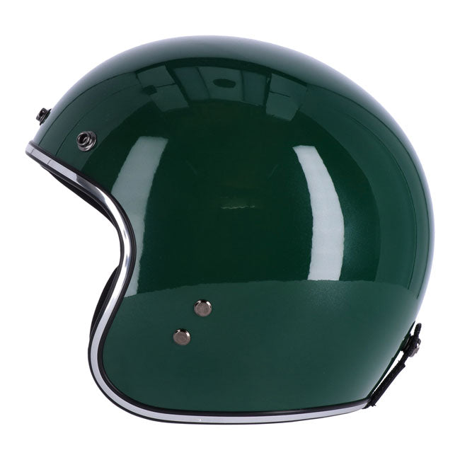 Roeg Jett Open Face Helmet Racing Green - FREE UK Shipping, FREE 365 Day Returns | Moto Central