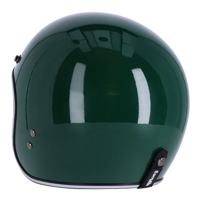 Roeg Jett Open Face Helmet Racing Green - FREE UK Shipping, FREE 365 Day Returns | Moto Central