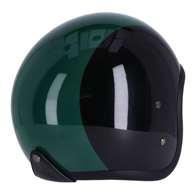 Roeg Sundown Open Face Helmet Green / Black - FREE UK Shipping, FREE 365 Day Returns | Moto Central