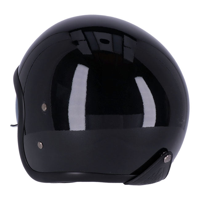 Roeg Sundown Open Face Helmet Gloss Black - FREE UK Shipping, FREE 365 Day Returns | Moto Central