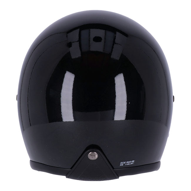 Roeg Sundown Open Face Helmet Gloss Black - FREE UK Shipping, FREE 365 Day Returns | Moto Central