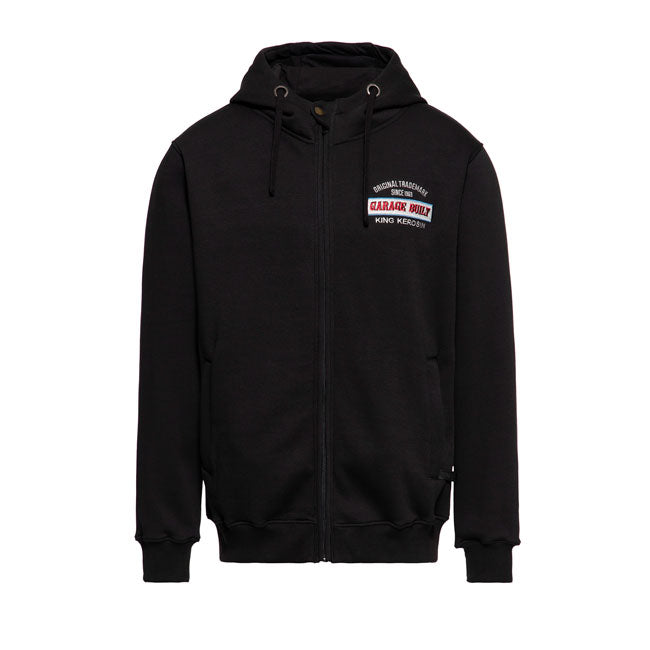 King Kerosin Garage Built Hoodie Black