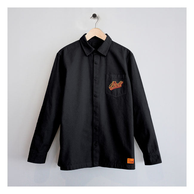 Bolt Type Canvas Snap Shirt