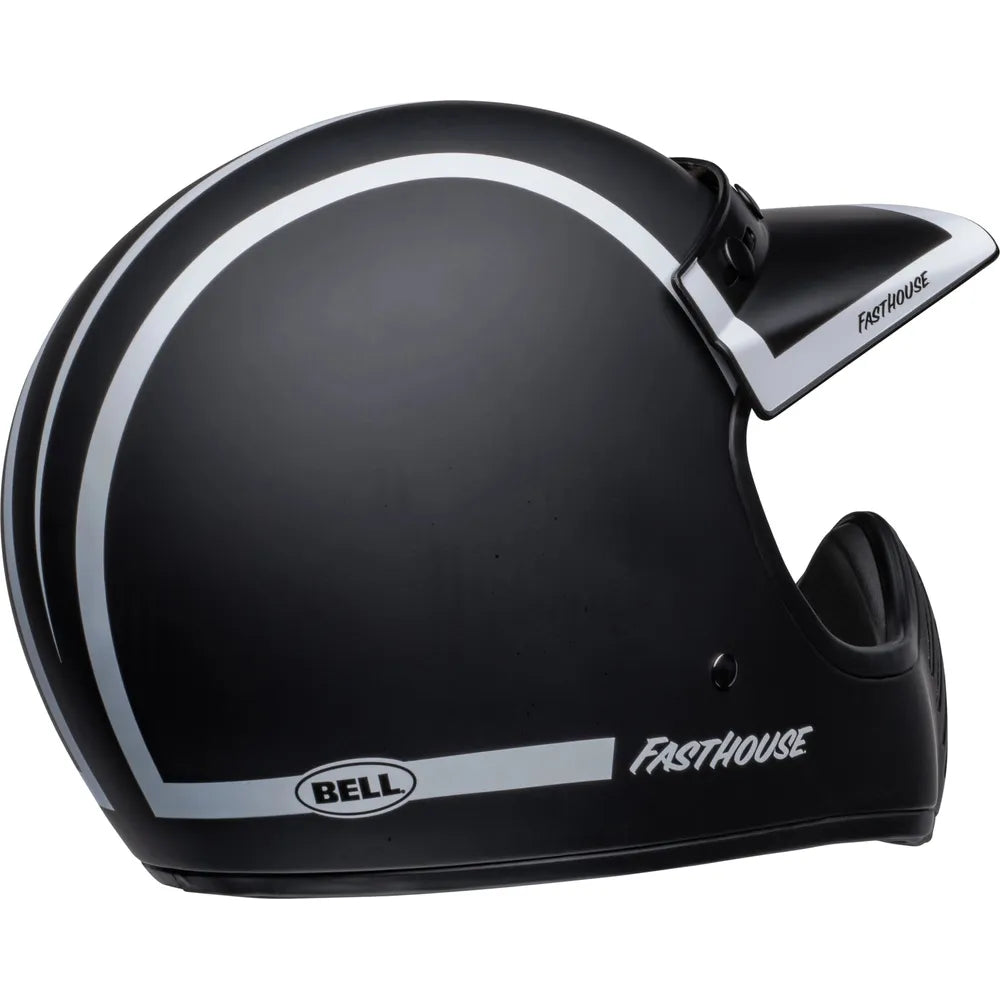 Bell Cruiser Moto 3 Fasthouse Old Road Adventure Helmet Matt / Gloss Black / White