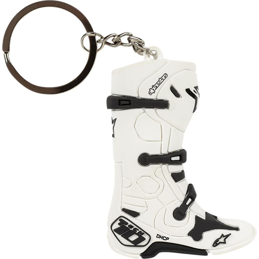 Alpinestars Tech 10 Boot Keyfob White