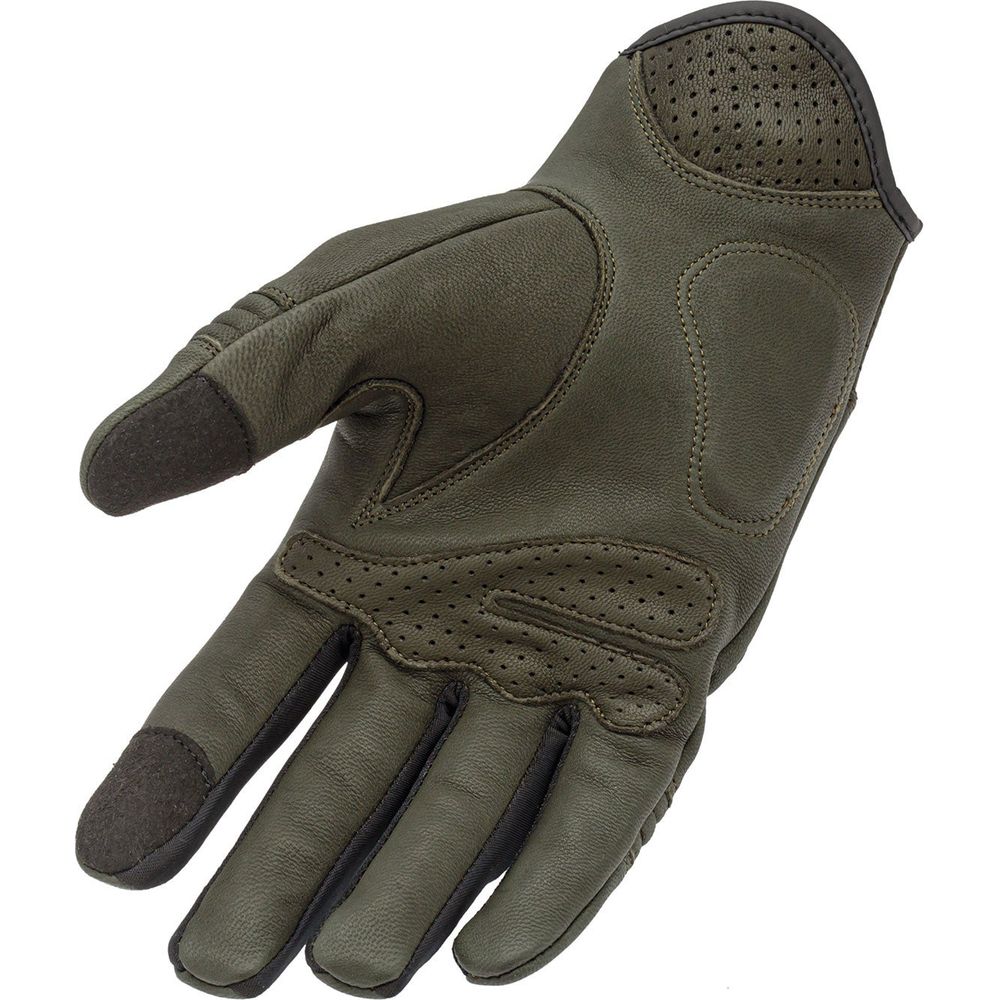 Tucano Urbano Gig Pro Gloves Dark Green - FREE UK Shipping, FREE 365 Day Returns | Moto Central