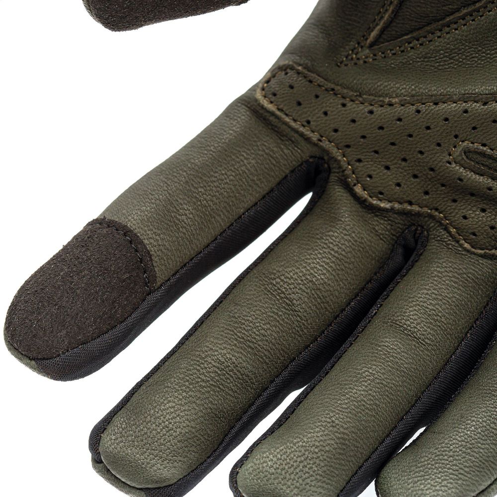 Tucano Urbano Gig Pro Gloves Dark Green - FREE UK Shipping, FREE 365 Day Returns | Moto Central