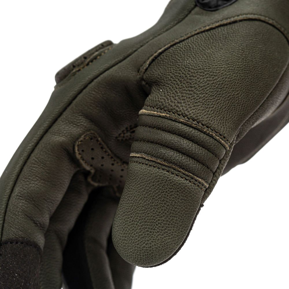 Tucano Urbano Gig Pro Gloves Dark Green - FREE UK Shipping, FREE 365 Day Returns | Moto Central