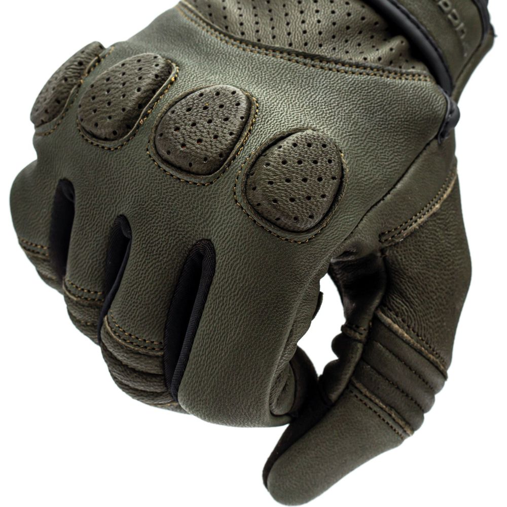 Tucano Urbano Gig Pro Gloves Dark Green - FREE UK Shipping, FREE 365 Day Returns | Moto Central